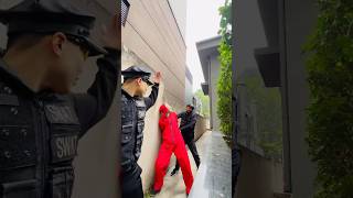 Money Heist Escape Police 120 shorts moneyheist parkour spacejump escape [upl. by Paulette]