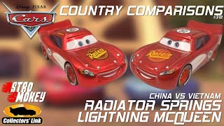 Radiator Springs Lightning McQueen  Country Comparisons  Episode 312 China vs Vietnam Pixar Cars [upl. by Ahsiekrats]