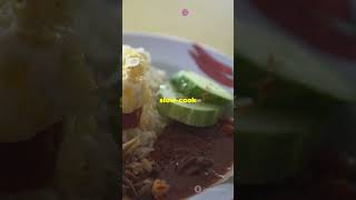 Traditional Malaysian Dishes Nasi Lemak Recipetrending recipe youtubeshorts food malaysia [upl. by Enileuqaj]