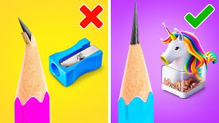 SMART SCHOOL DIY HACKS  Helpful DIY Ideas amp Tips for Crafty Parents by 123 GO Planet [upl. by Aihseya]