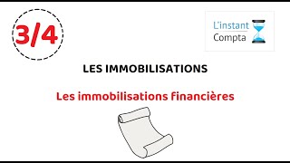 Les immobilisations financières écriture dentrée des revenus et de cession [upl. by Nahem]