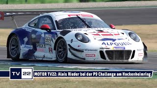 MOTOR TV22 Alois Rieder onboard mit der P9 Challenge am Hockenheimring 2022 [upl. by Nilkcaj780]