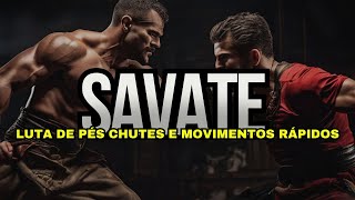 Savate devastadora arte marcial francesa de luta de pés técnicas chutes e movimentos rápidos [upl. by Adnirol]