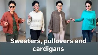 TRENDY PULLOVERS SWEATERS AND CARDIGANS [upl. by Sill705]