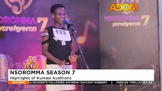 Nsoromma Season 7 Highlights of Kumasi auditions  Badwam Ahosepe on Adom TV 041124 [upl. by Franza257]