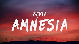 Zevia  amnesia lyrics [upl. by Ecirtemed333]