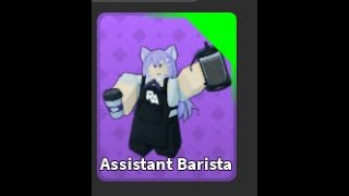 Arena Tower Defense Assistant Barista Skin Showcase  Naru Badge [upl. by Ehgit]