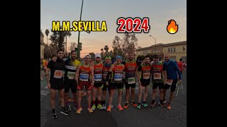 MEDIA MARATON SEVILLA 2024 LOS GORRAS RUNNER [upl. by Lukin286]