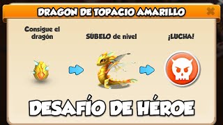 Desafío de Héroe con Dragón de Topacio Amarillo ⭐Dragon Mania Legends [upl. by Kado47]