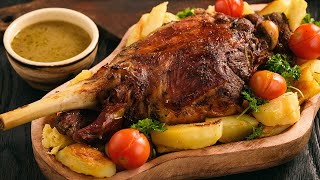 Greek Style Roast Leg of Lamb Perfect for your Easter Table [upl. by Psyche]