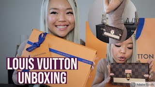 LOUIS VUITTON unboxing amp review Vavin chain wallet  styling and chain modification [upl. by Bower]