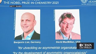 David MacMillan And Benjamin List Scientists With Major SoCal Ties Win Nobel Prize In Chemistry [upl. by Dlanor]