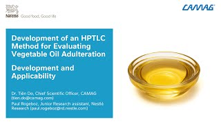 Development of an HPTLC method for evaluating vegetable oil adulteration [upl. by Turro]