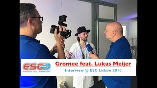 Gromee feat Lukas Meijer Poland  interview Eurovision Lisbon 2018  ESC Radio [upl. by Anum]