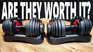 Are Bowflex SelectTech 552 Adjustable Dumbbells Worth It [upl. by Simone]