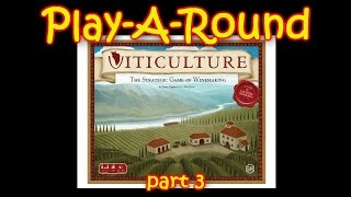 quotPlayARoundquot with Viticulture Solo play against Automa part 3 [upl. by Yznyl]