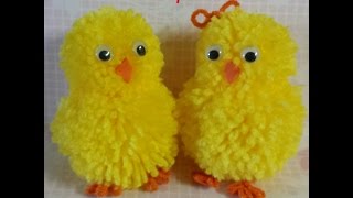 pompom chick amp bunny tutorial [upl. by Erle429]