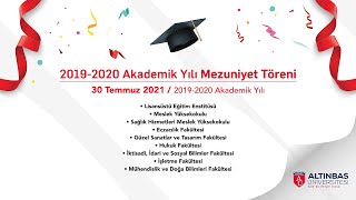 20192020 Akademik Yılı Mezuniyet Töreni [upl. by Naelcm818]