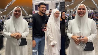 Norreen Iman Bersama Isteri Shukri Yahaya Berangkat ke Tanah Suci Tunai Umrah [upl. by Madda]