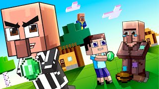 Animation A Super Rich Villager Rewards Baby STEVE For A Good Deeds  Antztoons Funny Minecraft [upl. by Consuela]