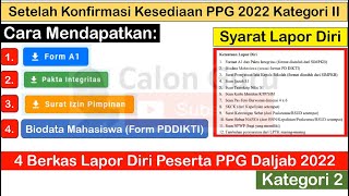 Cara Mendapatkan Form A1 Pakta Integritas Surat Ijin Pimpinan dan Form Biodata PD Dikti PPG 2022 [upl. by Giulio]