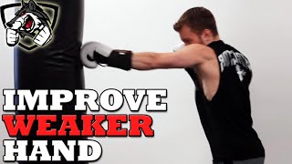 Drills to Improve Your Left or Weaker Punch Hand [upl. by Margette49]