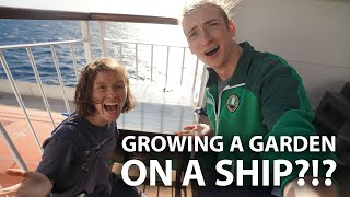 Planting a GARDEN on the GLOBAL MERCY  MERCY SHIPS VLOG [upl. by Ydda]