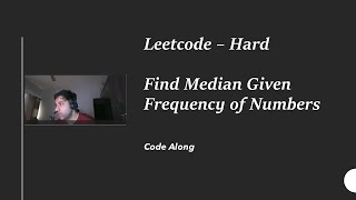 Leetcode Hard SQL Problem Find Median Given Frequency Of Numbers [upl. by Kirimia]