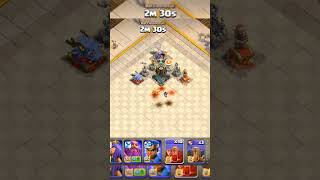 Monolith vs Skeleton spell battlegame coc clashofclans supercell shortsvideo shorts [upl. by Dachi773]