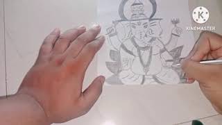 Drawing Ganesha photo [upl. by Lukas]