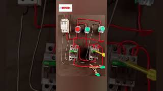 Contact interlocking status electrical project circuitdiagram youtube creativeshorts [upl. by Cigam]