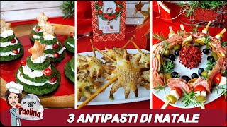 ANTIPASTI VELOCI e SFIZIOSI  tavola di Natale  in cucina con Paolina [upl. by Ahseiyk]