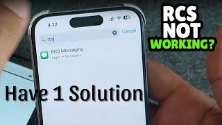 iPhone iOS 18 RCS work on my iPhone Solved [upl. by Onaireves]