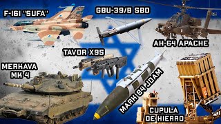 15 ARMAS que ISRAEL Utiliza en la GUERRA en GAZA 🇮🇱 [upl. by Solracsiul]