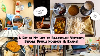 A Day in My Life at Banasthali Vidyapith Before Diwali Holidays amp Exams [upl. by Ardnassela]