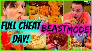 FULL CHEAT DAY BEAST MODE Nicole Collet [upl. by Nolitta22]