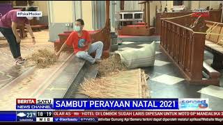 Begini Persiapan Gereja Katedral Jakarta Sambut Perayaan Natal [upl. by Decker]