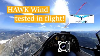 Flighttest of the new LXNAV HAWK wind and variometer indicator [upl. by Aralomo]