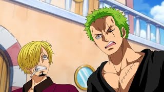 Sanjis reaction after Zoro is named Luffys first mate in One Piece [upl. by Jackelyn]