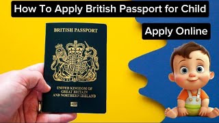 How to Apply For UK Passport For Child✅Apply online RequirementsCostProssesVloggermominuk [upl. by Arney176]