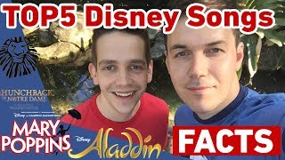 TOP5 DisneySongs MusicalDreams come true [upl. by Singh]