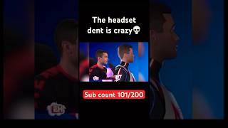 His headset dent is crazy 💀 Fortnite Funny ForYouPage [upl. by Tibbs271]