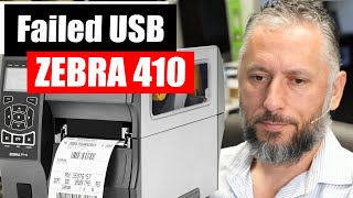 Heavy Zebra 410 Repair  Damaged USB and more issues [upl. by Jonas]