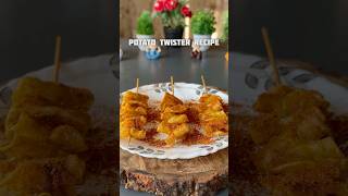 Trending recipe of crispy potato twister shorts potato recipe crispy snacks [upl. by Darraj]