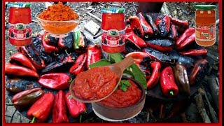 Domaci Ajvar Priprema i Recept Ajvar po Starom Receptu koji se Nikada Ne pokvari [upl. by Katharine636]