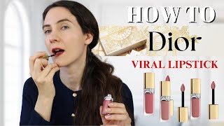 BEAUTY SECRETS Dior Viral Sequin Lipstick  Rouge Dior Sequin Holiday 2024 makeup collection [upl. by Landes]