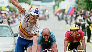 El mundial de CICLISMO mas ÉPICO fue en COLOMBIA  Induraín Y Olano Destruyeron el pelotón [upl. by Heck]