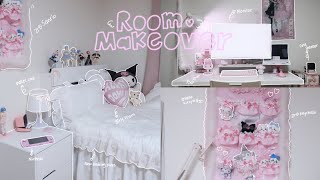 EXTREME Room Makeover ⋆⭒🎀Pinterest mood deepcleaning cozy🍦 [upl. by Ardnoel]