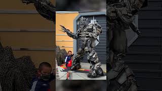 Megatron vs These Insane Kids megatron transformers universalstudios [upl. by Arlene]