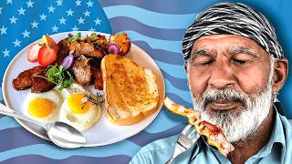 First Time Eating American Breakfast [upl. by Tolman]